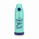 Spanis Home Teal Stainless Steel Vacuum Insulated Water Bottle - 600ml