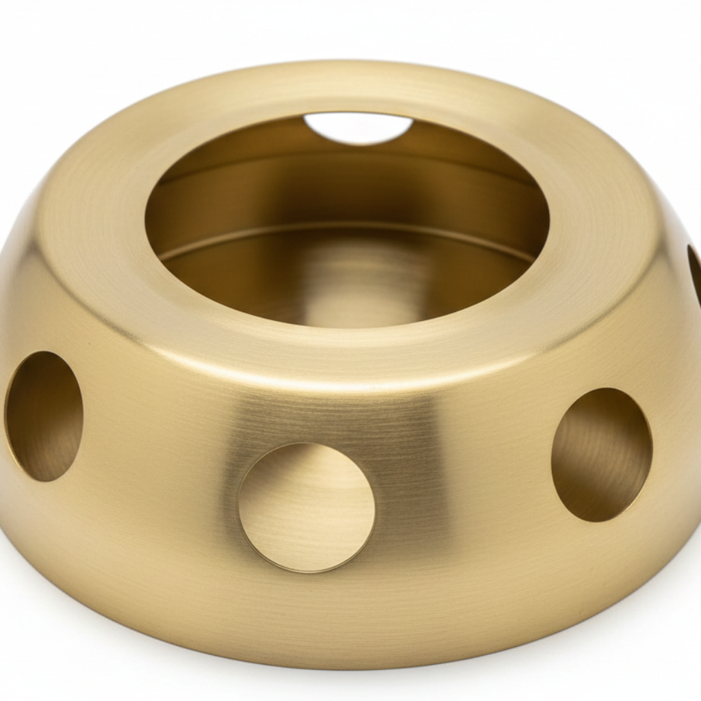 Gold Metal Tea Warmer – 13cm