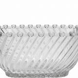 Crystal Glass Footed Candy Bowl - 20×15 cm
