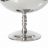 Silver Stainless Steel Ice Cream Bowl - 13×10 cm