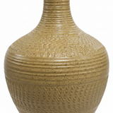 Sandy Golden Brown Ceramic Flower Vase - 35cm