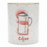 White Ceramic Coffee Mug - 350ml