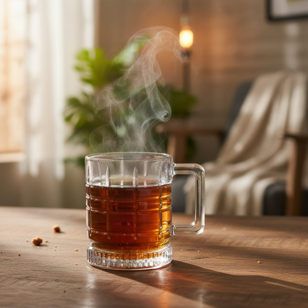 Elusia Clear Glass Mug - 250ml