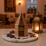 Wooden Pyramid Incense Burner Box - 18×10 cm