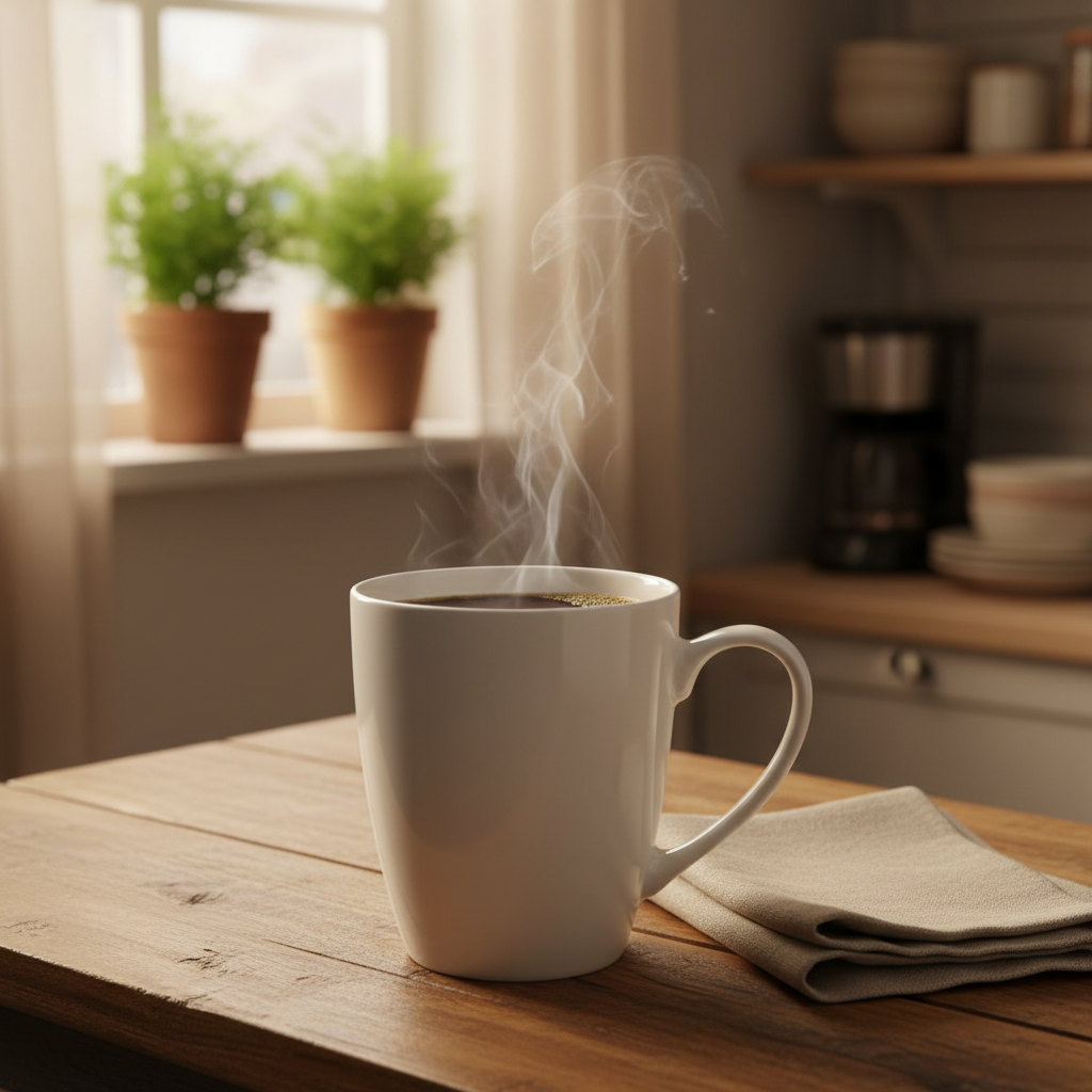 White Ceramic Mug - 300ml