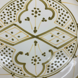 Slama & Olive Gold Ceramic Plate - 26cm