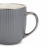 Royalford Ceramic Mug 350ml – Grey / Off White