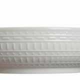 White Ceramic Serving Bowl - 22cm