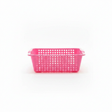 Plastic Multi-Purpose Kitchen Tray Basket - 37×30 cm - Blue / Pink