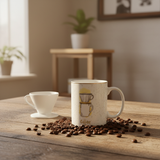 White Ceramic Coffee Mug –  350ml