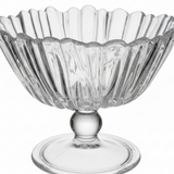Aurora Glass Footed Candy Bowl - 10×13 cm