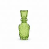 Tinted Crystal Glass Perfume Bottle - 500ml - Olive Green / Blue