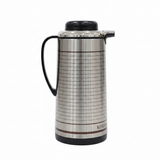 Kitchen Mark Silver & Black Stainless Steel Vacuum Flask - 1300ml / 1600ml