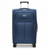 Sonada Navy Blue Polyester Trolley Bag – 28 Inch | 8 Spinner Wheels |