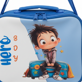 SBC Blue Hero Kids Polyester Lunch Bag – 20×25 cm