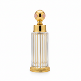 Mayflower Glass Perfume Bottle with Gold Metal Base – 250ml - Green / Pink / Red / Navy Blue