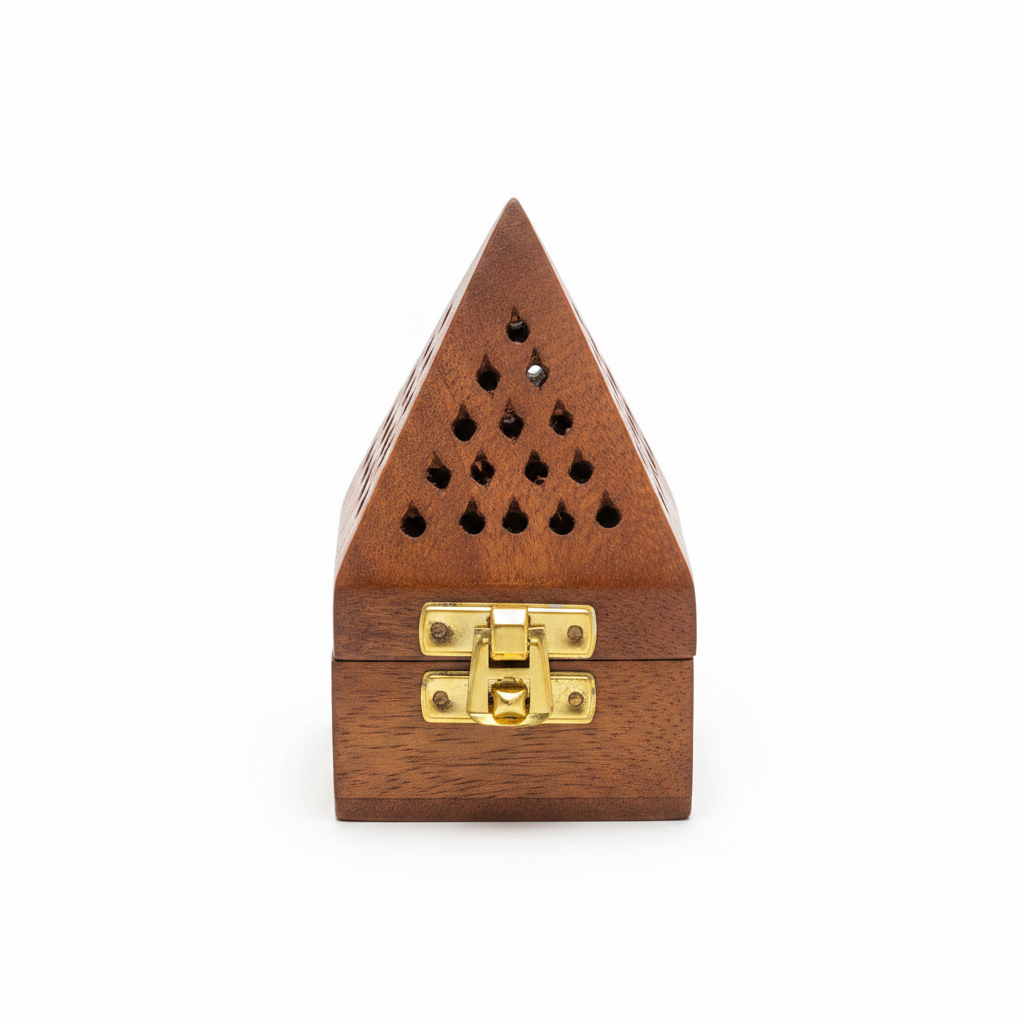 Wooden Incense Burner Box  - 11×7 cm