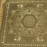 Pilsco Gold Metal Square Serving Tray - 34×34cm