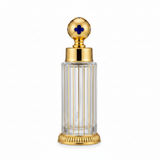 Mayflower Glass Perfume Bottle with Gold Metal Base – 250ml - Green / Pink / Red / Navy Blue