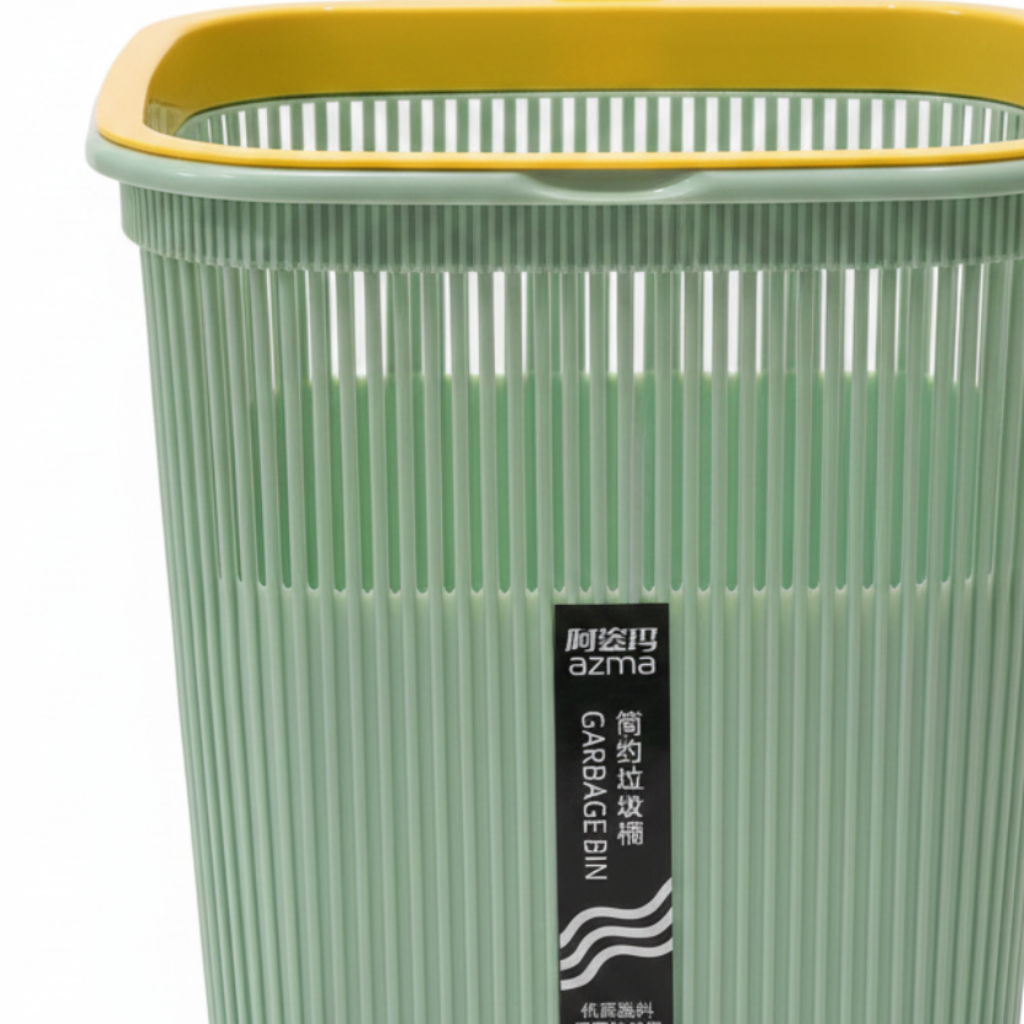 Kitchenmark Plastic Square Garbage Bin - 9.5 Litre