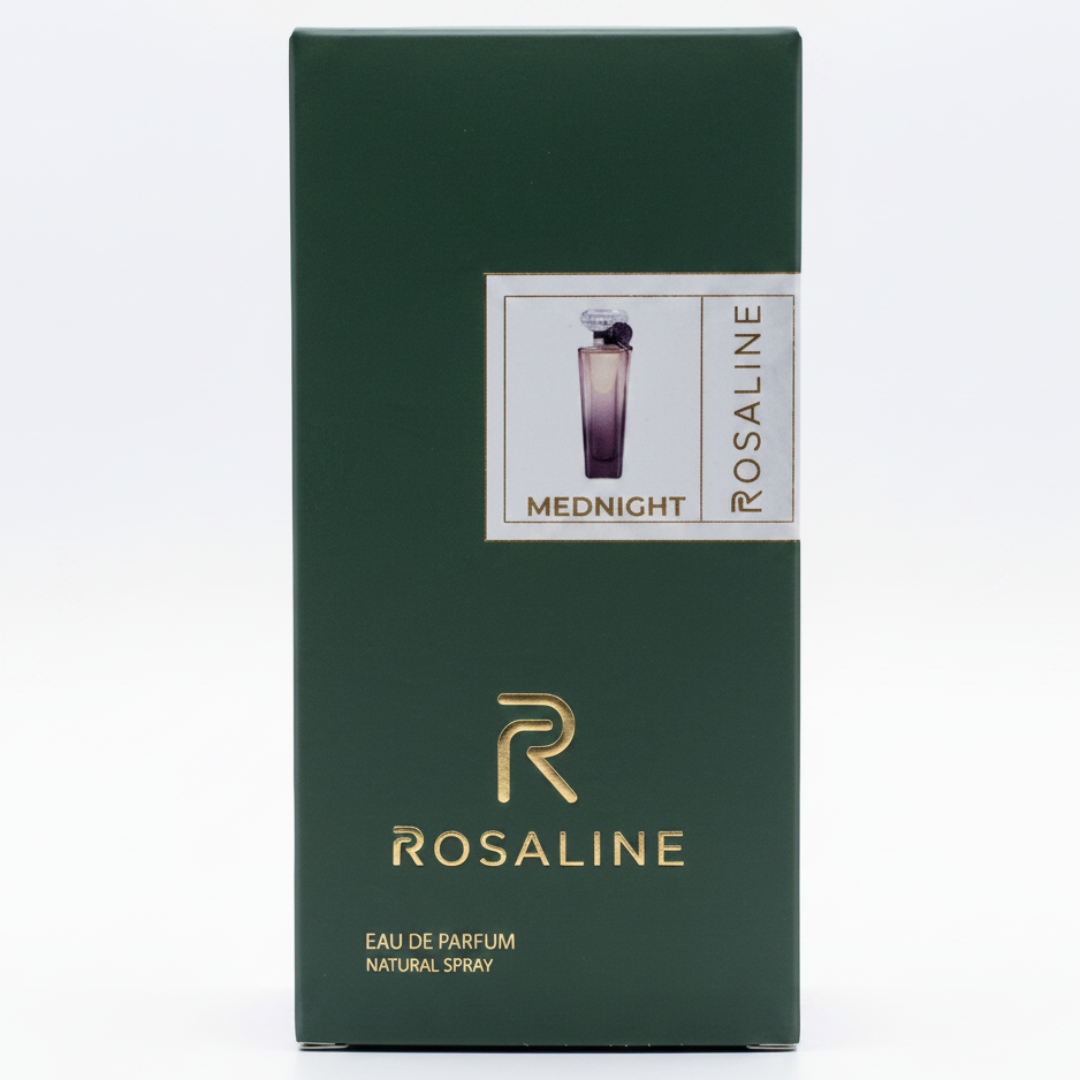 عطر روزالين مدنايت للنساء او دي بارفان 100 مل - عطر زهري فاكهي يدوم طويلاً مع توت العليق والورد والياسمين والفانيليا | بخاخ طبيعي | نسخة مستوحاة |