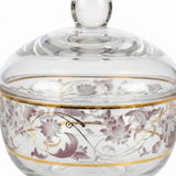 Almarjan Glass Sugar Pot with Lid - 200ml