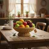 Wire Decorative Fruit Basket | 30×13 cm | Modern Kitchen & Table Display Woven Color