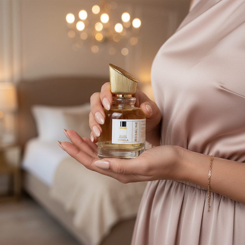 عطر روزالين فينيلا او دو بارفان 100 مل | عطر بخاخ فاخر طبيعي بماء جوز الهند وفانيليا مدغشقر والمسك الأبيض | عطر للجنسين يدوم طويلاً | نسخة مستوحاة |