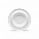 Wilmax Round White Porcelain Soup Plate - 9 Inch
