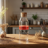 Yuniverse Glass Bottle with Cork Stopper — 1100ml