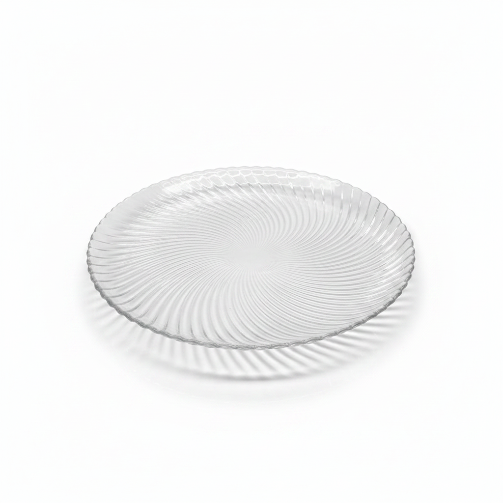 Neo Alpha Clear Glass Plate – 25cm