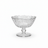 Aurora Glass Footed Candy Bowl - 10×13 cm