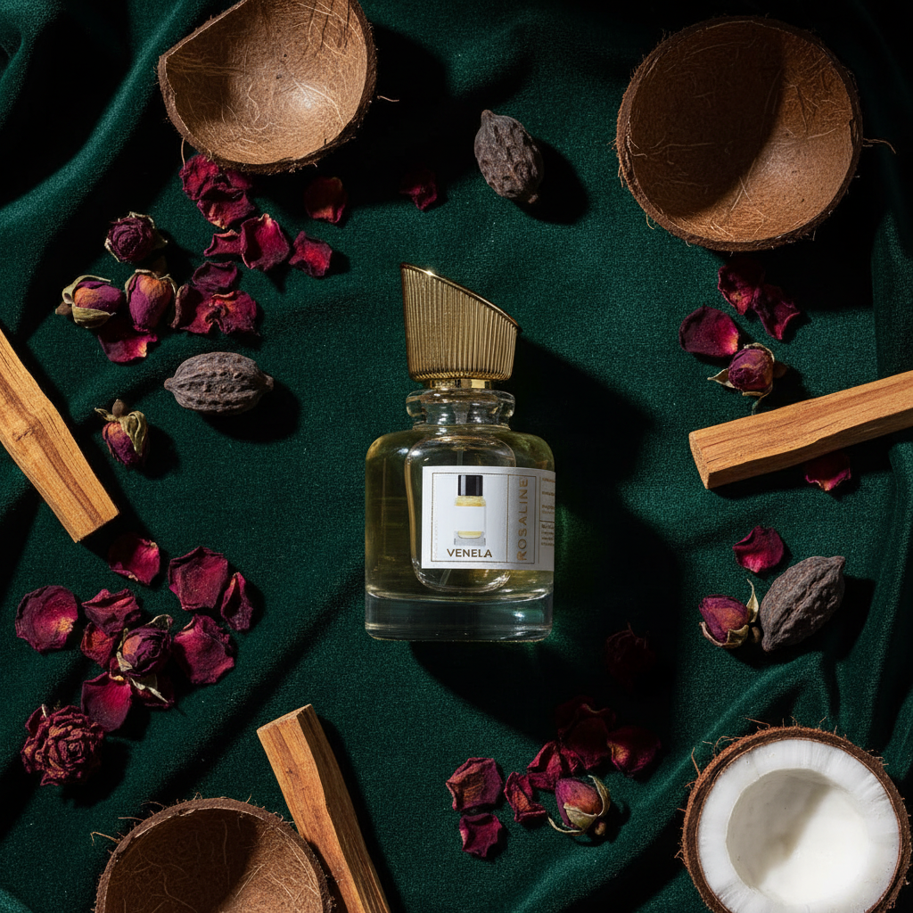 عطر روزالين فينيلا او دو بارفان 100 مل | عطر بخاخ فاخر طبيعي بماء جوز الهند وفانيليا مدغشقر والمسك الأبيض | عطر للجنسين يدوم طويلاً | نسخة مستوحاة |