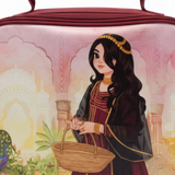 SBC Maroon Arabian Princess Girls Lunch Box Bag - 20×25 cm