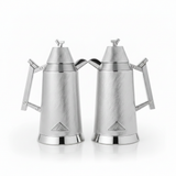 Red Home Dallah Vacuum Flask – Silver – 1L + 1L Set
