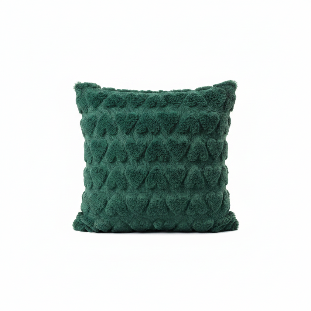 Evlen Soft Cushion –  40×40cm - Pink / Red / Green / Beige