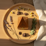 Wooden Pyramid Incense Burner Box  - 18×8 cm