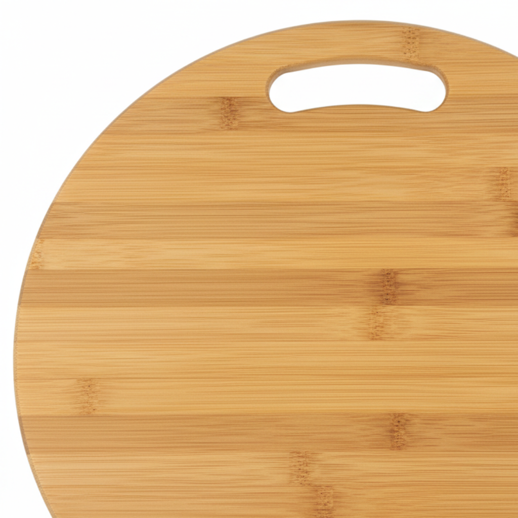 Jinzifeng Round Bamboo Chopping Board - 34cm
