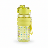 SBC Yellow Kids Plastic Water Bottle with Straw & Flip Lid – 750ml