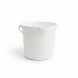 Polytime Purgat Plastic Cleaning Bucket -  14 Litre - Off White/ Beige / White