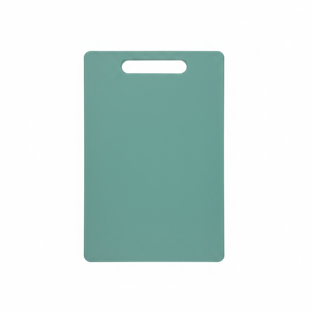 KitchenMark PE Plastic Cutting Board – 34 x 23 x 1.9cm - Navy Blue / Teal Green / Pink