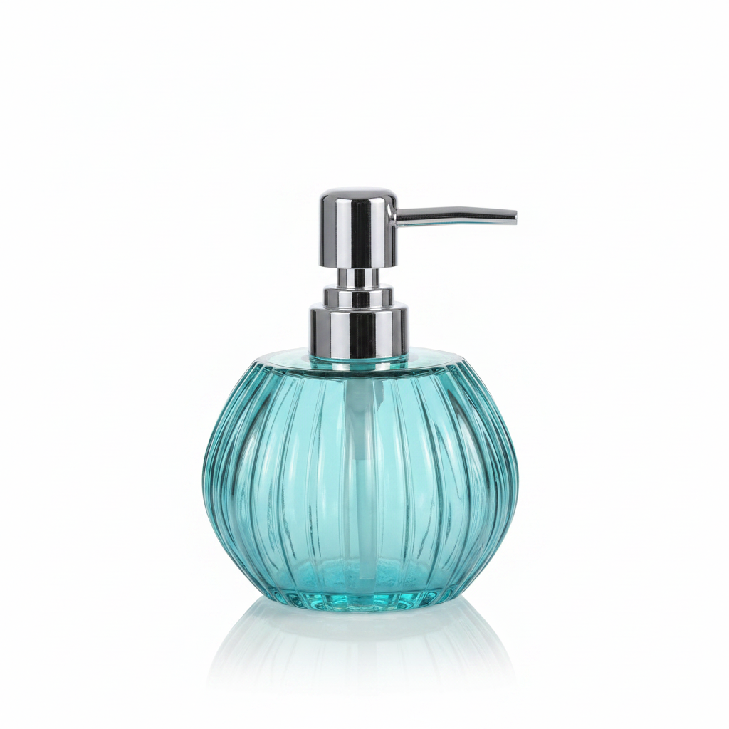 Shengya Teal Blue Acrylic Soap Dispenser - 200ml