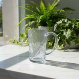 Ice Crackle Glass Mug – 350ml
