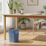 Kitchenmark Blue Square Plastic Waste Bin – 9.5 Litre