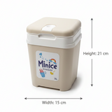 Minice Cooler Box Set of 3 – 3L / 1L / 320ml – Grey / Beige / Pink