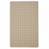 Beige Rectangle Door Mat | Anti-Slip Woven Grid Entrance Rug | 68 × 44 cm | Indoor & Outdoor Use | Home Entryway Floor Mat