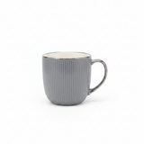 Royalford Ceramic Mug 350ml – Grey / Off White