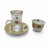 Mayflower 18Pcs Tea & Coffee Set – Yellow Rose