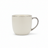 Royalford Ceramic Mug 350ml – Grey / Off White