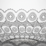 Sakura Crystal Clear Glass Footed Fruit Bowl - 36×22 cm